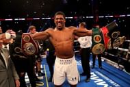 Anthony Joshua with this titles